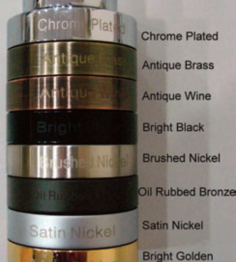 faucet colors